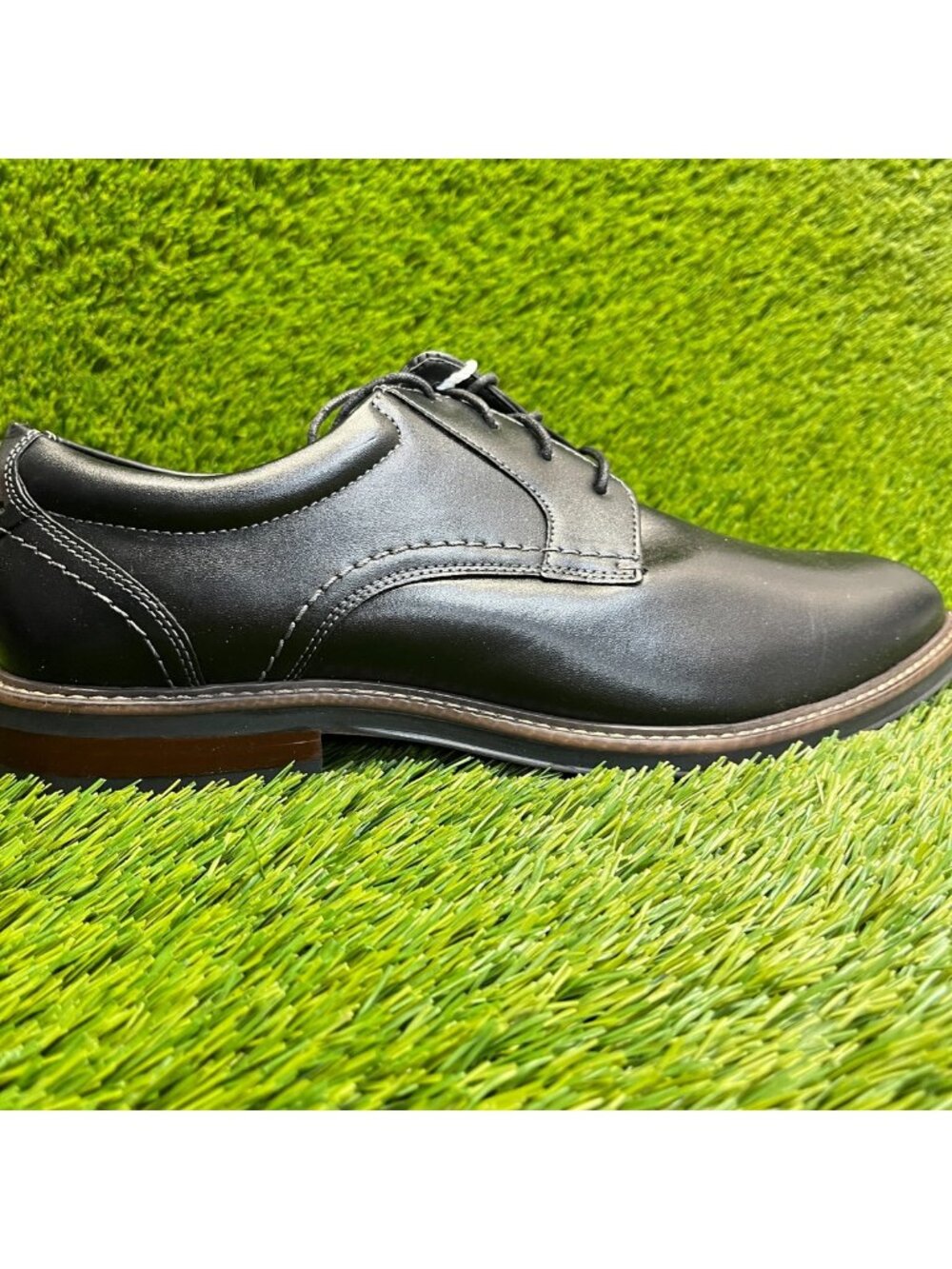 Nunn Bush Westfield Mens Size 11 Black Casual Classic Leather Oxford Dress Shoes
